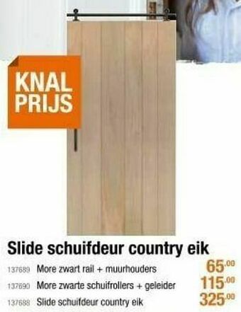 Cevo Slide schuifdeur country eik aanbieding