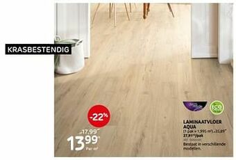 BricoPlanit Laminaatvloer aqua aanbieding