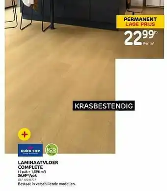 BricoPlanit Laminaatvloer complete aanbieding