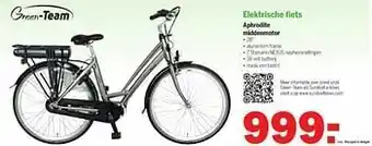 Van Cranenbroek Green-team elektrische fiets aphrodite middenmotor aanbieding