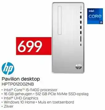 Selexion Hp pavilion desktop hptp012002nb aanbieding
