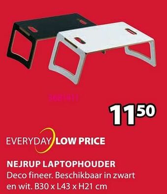 Jysk Nejrup laptophouder aanbieding
