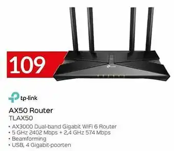 Selexion Tp-link ax50 router tlax50 aanbieding