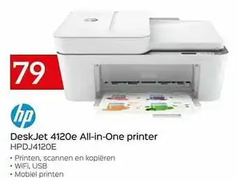 Selexion Hp deskjet 4120e all-in-one printer hpdj4120e aanbieding