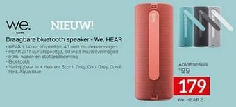 Selexion Loewe draagbare bluetooth speaker - we. hear 2 aanbieding