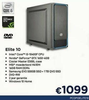 CompuDeals Pointer systems elite 10 aanbieding