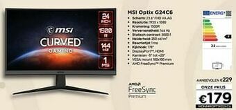 CompuDeals Msi optix g24c6 aanbieding
