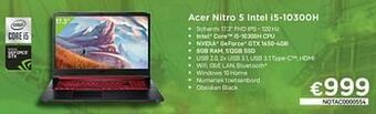 CompuDeals Acer nitro 5 intel i5-10300h aanbieding