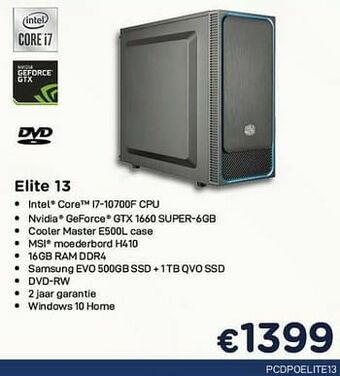 CompuDeals Pointer systems elite 13 aanbieding