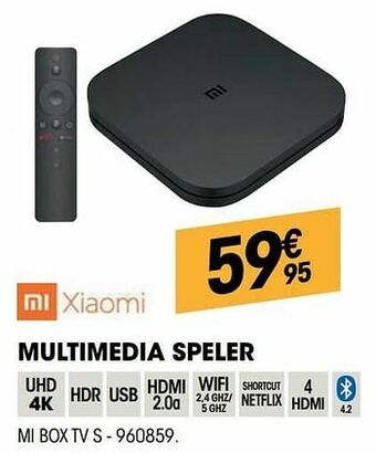 Electro Depot Xiaomi multimedia speler mi box tv s aanbieding