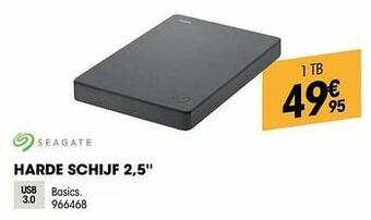 Electro Depot Seagate harde schijf 2,5`` basics aanbieding