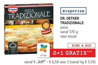 Spar Colruyt Dr. oetker tradizionale pizza aanbieding