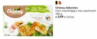 Chimay sélection ham-kaasflapjes met speltmeel