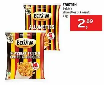 Alvo Frieten belviva allumettes of klassiek aanbieding