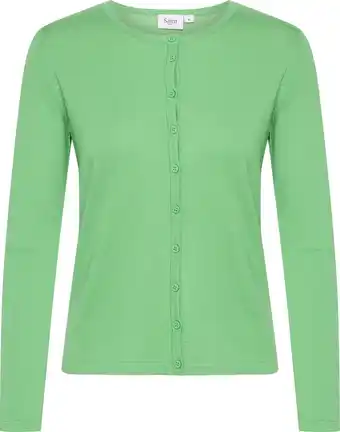 Bol.com Saint Tropez A8661 MilaSZ R-Neck Cardigan Dames Vest - Maat XXL aanbieding