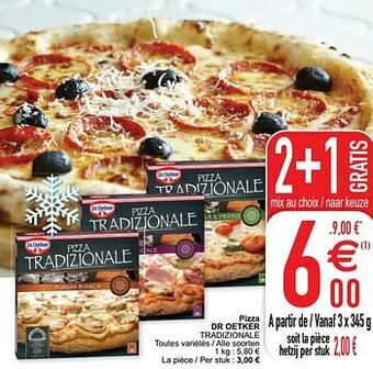 Cora Pizza dr oetker tradizionale aanbieding