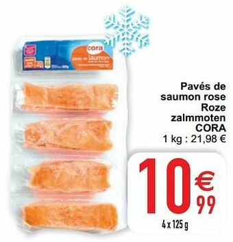 Cora Pavés de saumon rose roze zalmmoten cora aanbieding