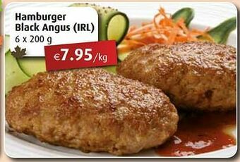 Hamburger black angus