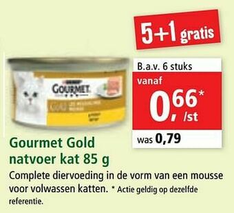 Maxi Zoo Gourmet gold natvoer kat aanbieding