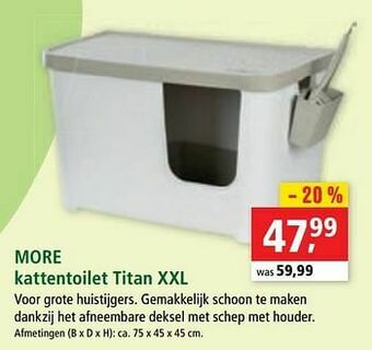 More kattentoilet titan xxl