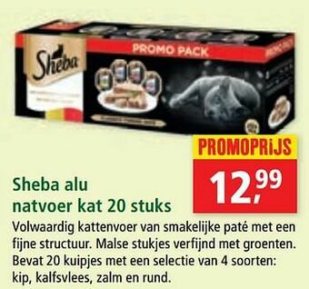 Maxi Zoo Sheba alu natvoer kat aanbieding