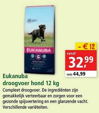 Maxi Zoo Eukanuba droogvoer hond aanbieding