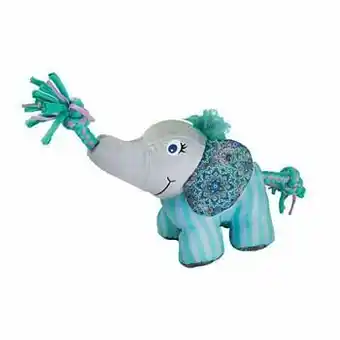 KONG Knopen Carnival Elephant M: L9xB17xH13cm Hondenspeelgoed