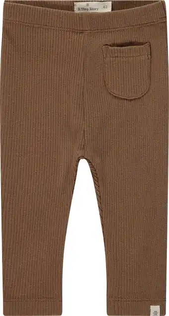 Bol.com A Tiny Story baby pants Unisex Broek - coffee - Maat 50 aanbieding