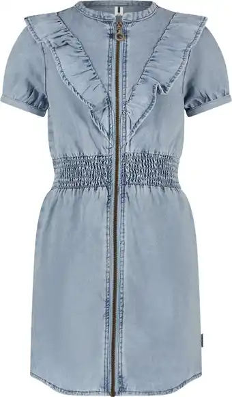 Bol.com B. Nosy Y402-5823B Meisjes Jurk - Vivid DENIM - Maat 122 aanbieding