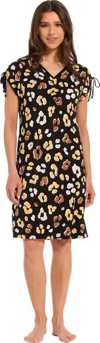 Bol.com Pastunette Dames Jurk - Zwart - Viscose - Maat 48 aanbieding