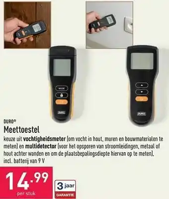 ALDI Duro meettoestel aanbieding