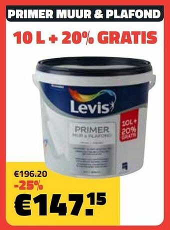 Bouwcenter Frans Vlaeminck Primer muur + plafond aanbieding