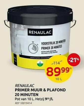 Brico Primer muur + plafond 20 minuten aanbieding