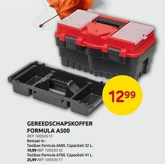 Brico Gereedschapskoffer formula a500 aanbieding