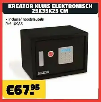 Kreator kluis elektronisch