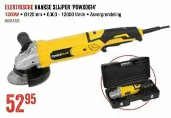 HandyHome Powerplus elektrische haakse slijper powx0614 aanbieding