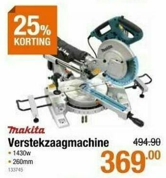 Cevo Makita verstekzaagmachine aanbieding