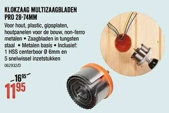 HandyHome Klokzaag multizaagbladen pro aanbieding