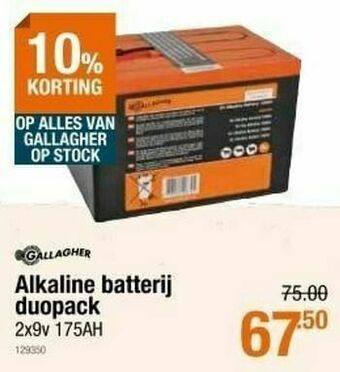 Alkaline batterij duopack