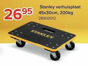 Stanley verhuisplaat
