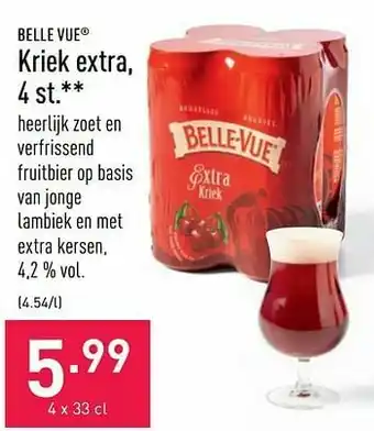 ALDI Belle vue kriek extra aanbieding