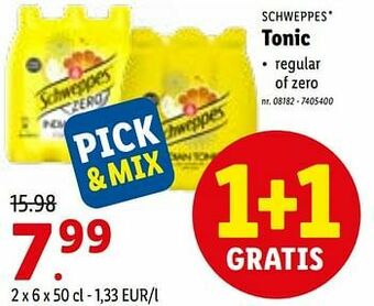 Lidl Tonic aanbieding