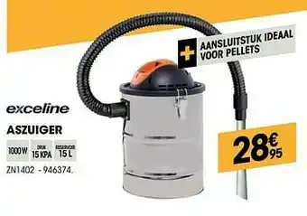 Electro Depot Exceline aszuiger zn1402 aanbieding