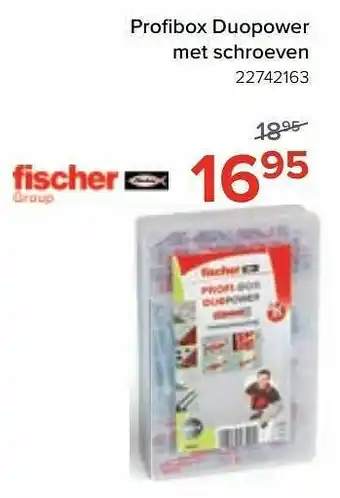 Profi box duopower met schroeven