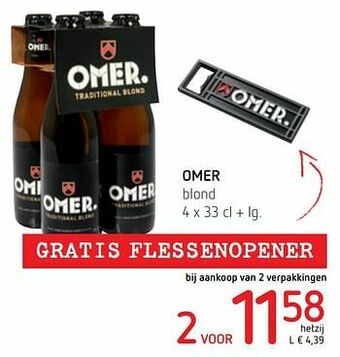 Spar Colruyt Omer blond aanbieding