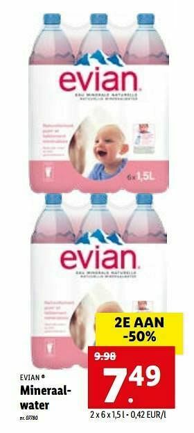 Lidl Mineraalwater aanbieding