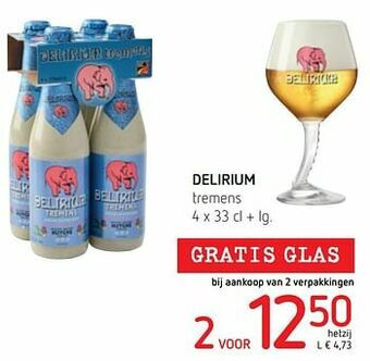 Spar Colruyt Delirium tremens aanbieding