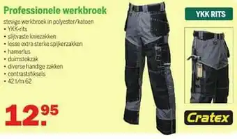 Van Cranenbroek Professionele werkbroek aanbieding