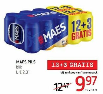 Spar Colruyt Maes pils aanbieding