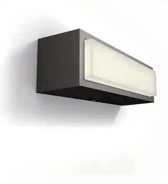 Bol.com Philips Stratosphere wandlamp - Ultra Efficient - antraciet - 3,8W aanbieding